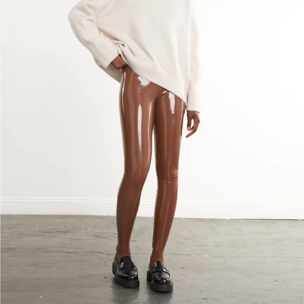 NWT Faux Patent Leather Legging
